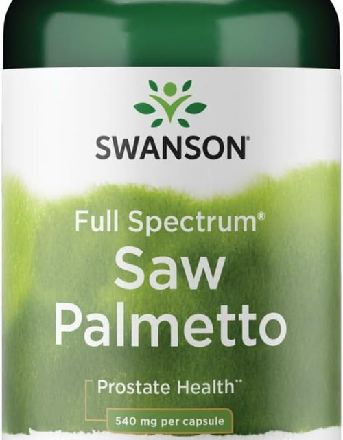 Load image into Gallery viewer, Saw Palmetto - Herbal Supplement Promoting Male Prostate Health Support - Natural Hair Supplement &amp; Urinary Health Support - 540 Mg 250 Capsules

