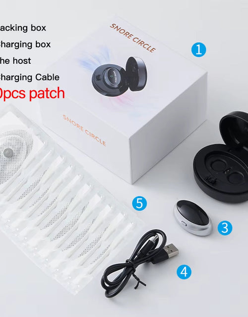 Load image into Gallery viewer, 5Pair Smart Anti-Snoring Devices Magnetic anti Snore EMS Easy Breathe Improve Sleeping Aid Apnea Guard Night Device Dropshipping

