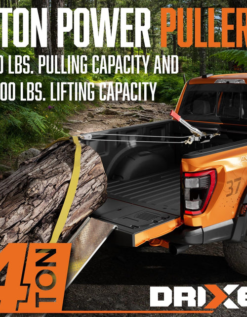 Load image into Gallery viewer, Come along Winch Heavy Duty - 4 Ton Power Puller Hand Winch with Cable and Pulley - Come along Tool - Power Cable Puller with Dual Gears Ratchet System for Easy Hand Pulling (3 Hooks)-
