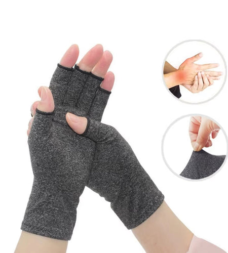 Compression Arthritis Gloves Wrist Support Therapy Wristband Half Finger Compression Gloves Joint Pain Relief Cycling Gloves