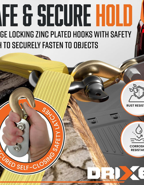 Load image into Gallery viewer, Come along Winch Heavy Duty - 4 Ton Power Puller Hand Winch with Cable and Pulley - Come along Tool - Power Cable Puller with Dual Gears Ratchet System for Easy Hand Pulling (3 Hooks)-
